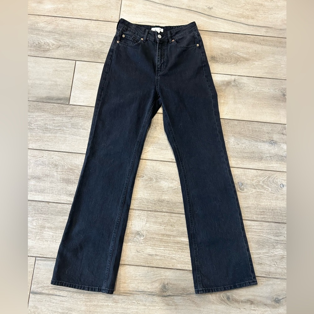 H&M Black Jeans size 6.  30 inch length